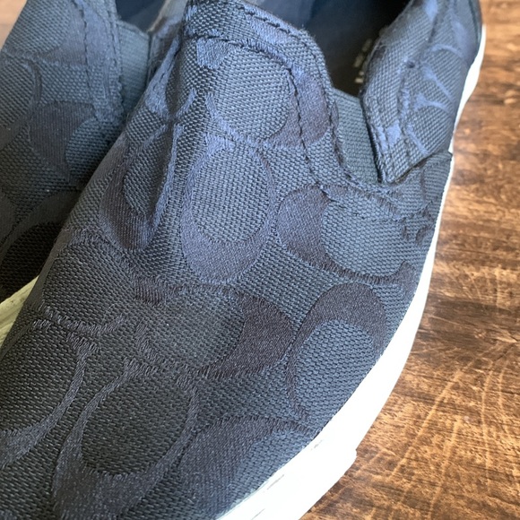 COACH BLACK ALEGRA SLIP ON SHOE - Picture 8 of 8